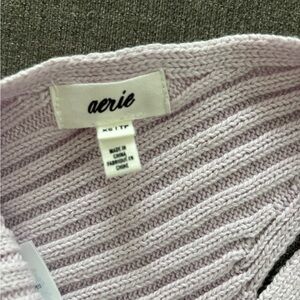 Aerie purple ribbed tank top